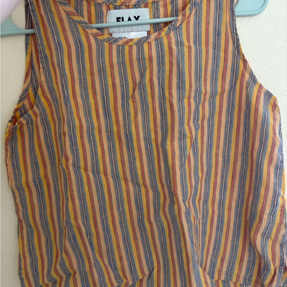 Flax 100% Linen Tank Top - Picture 4 of 6
